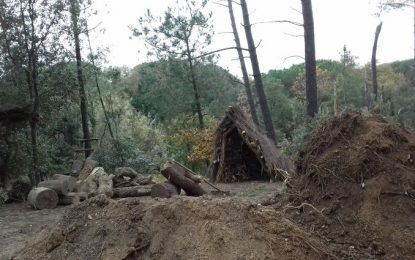L’Associació de Veïns de Sant Pere prepara el pessebre vivent per aquest cap de setmana