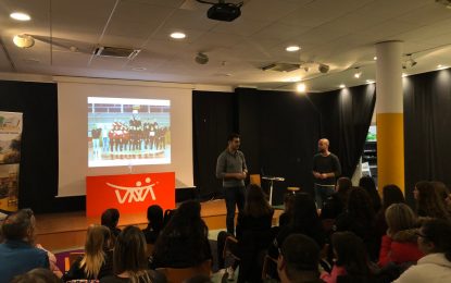 El Show dels Esports va assistir a la recepció oficial que va realitzar l’Ajuntament al Club Twirling Vila de Tordera