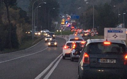 Topada múltiple sense ferits a la N-II a Palafolls