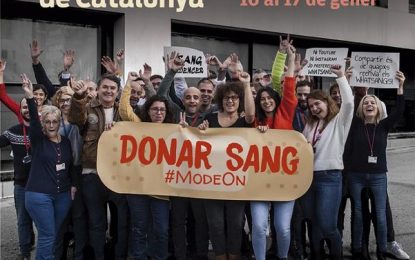 En marxa la marató del Banc de Sang de Catalunya amb l’objectiu d’arribar a les 10.000 donacions
