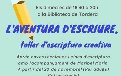 Nova sessió del taller d’escriptura: “L’aventura d’escriure”