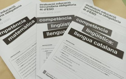 Els alumnes de 4t d’ESO s’enfronten avui i demà a les competències bàsiques