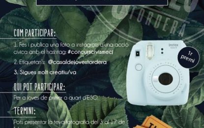 Darrer dia per participar al concurs de fotografia i civisme