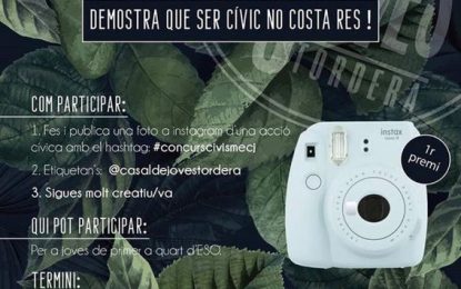 El Casal de Joves impulsa un concurs de fotografia i civisme