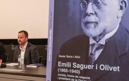 En Xavier Serra presenta el seu llibre sobre Emili Saguer a l’Ona Maresme