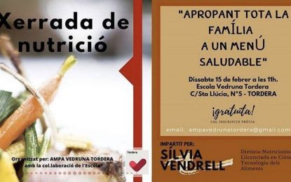 Xerrada de nutrició a l’escola Vedruna Tordera