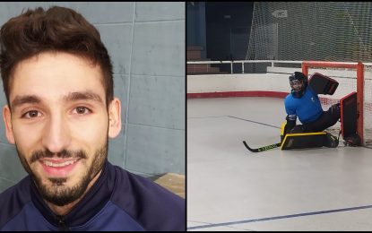 Els jugadors del CPTordera Eloi Roura i Alain Rivero són els protagonistes dins la secció de l’Erola Castañeda