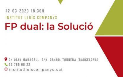 L’institut Lluís Companys organitza una trobada amb les empreses per explicar-los els avantatges de la FP Dual