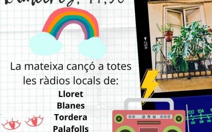 Avui a les 17:30h sintonitza Ràdio Tordera des del balcó de casa i puja el volum