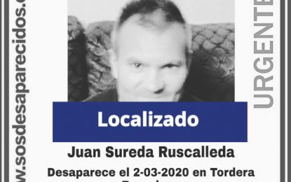 Troben l’home de 49 anys desaparegut a Tordera