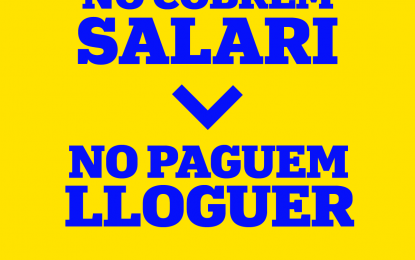 Convocada una vaga de lloguers a tot l’Estat