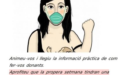 Crida a Tordera per participar a la campanya de recollida de llet materna