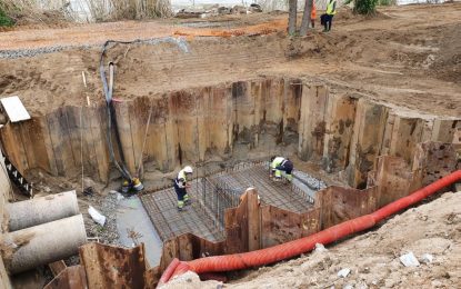 Les obres per reparar els danys del Gloria a la dessalinitzadora de la Tordera s’enllestiran al juny
