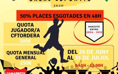 El Club Futbol Tordera organitza un any més el seu casal d’estiu