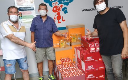 En Comú Podem Tordera fa una donació de 300€ al centre de distribució d’aliments i roba “DeTots”