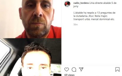 L’afectació del Covid a l’estiu ha estat la temàtica principal de les preguntes a l’Alcalde al Línia Directa d’avui