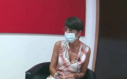 La portaveu d’ERC+Gent de Tordera+Jovent Republicà, Marta Paset, critica la funcionalitat de les comissions de treball de la Covid-19