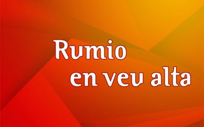 El programa Rumio en Veu Alta s’estrena a la temporada d’estiu