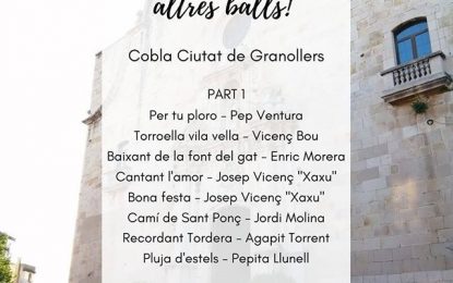 Avui sardanes a càrrec de la Cobla ciutat de Granollers