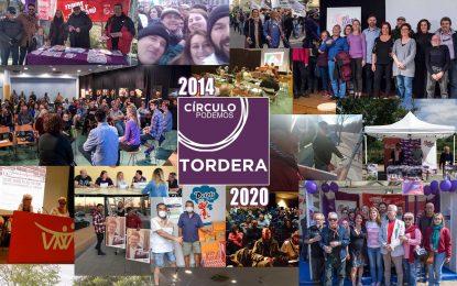 En Comú Podem Tordera celebra 6 anys des de la constitució del partit
