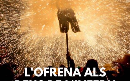 Un espectacle teatralitzat de foc al Prudenci Bertrana substitueix el tradicional correfoc