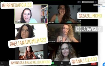 Moments entrevista l’equip d’Alquymia que està preparant un retir per a dones