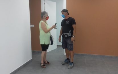 Les obres de l’hospital de pobres han respectat alguns dels elements originals de l’edifici