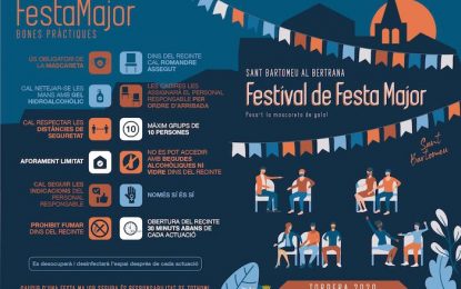 Una empresa de seguretat controlarà el compliment de les mesures sanitàries durant el Festival de Festa Major