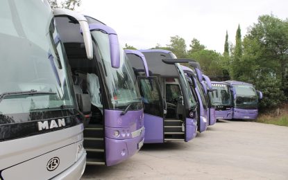 Autocars Barrera compta amb una flota de més autocars de diverses mides per a qualsevol tipus de servei