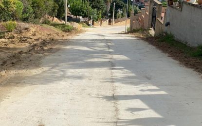 Treballs d’asfaltat per a la millora de l’accessibilitat dels equips d’emergència en cas d’actuació a Àgora Parc