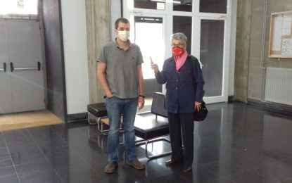 Tots els espais comuns de l’institut Lluís Companys es desinfecten després de cada ús