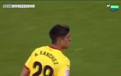 El torderenc Alejandro Sánchez es mostra molt agraït per l’oportunitat de debutar a la segona divisió “A”