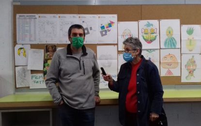 L’institut Lluís Companys ha passat a impartir classes amb la meitat d’alumnes de forma presencial i l’altra meitat de forma telemàtica