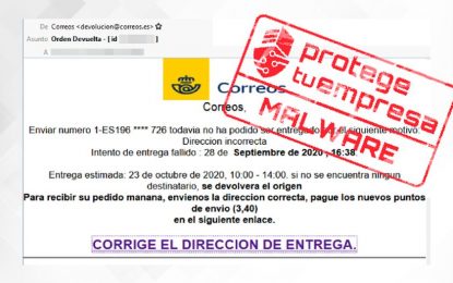 Avisen d’una estafa massiva a través d’un «mail» Correus