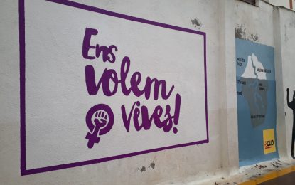 Tordera ja té un mural contra les violències masclistes