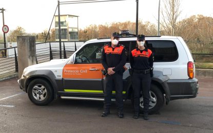 La implicació del cos de Protecció Civil i la col·laboració de voluntaris temporals ha estat crucial pel municipi aquest 2020
