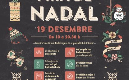 La Fira de Nadal d’enguany seguirà un circuit i tindrà un accés restringit per tal de controlar l’aforament