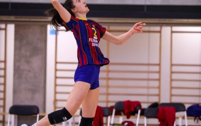 La capitana torderenca del vòlei Barça Anna Grima es mostra ambiciosa per la temporada