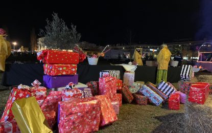 Tordera en directe visita el campament dels Reis d’Orient