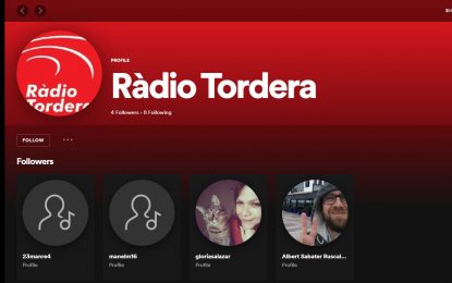 Ràdio Tordera ja és també a Spotify