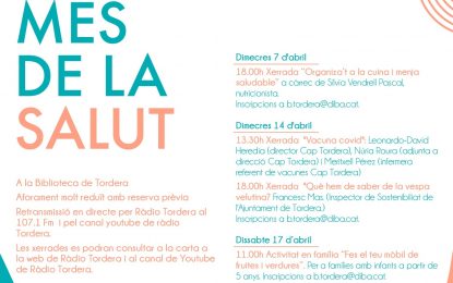 Doble xerrada demà en el mes de la Salut de Tordera