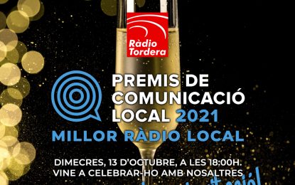 Ràdio Tordera organitza aquesta tarda una petita trobada per celebrar el premi a millor ràdio local 2021