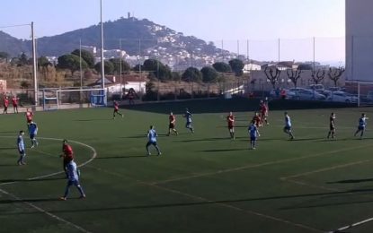 Reviu el trepidant partit de futbol entre l’AD Ca l’Aguidó i el CF Tordera