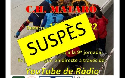 El CPTordera-Mataró es torna a suspendre per casos positius en el equip mataroní