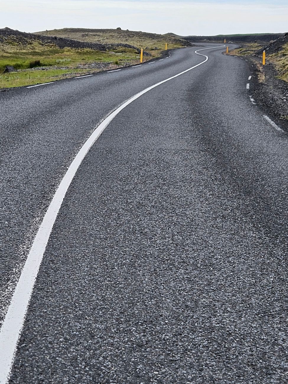 winding road in thingeyjarsveit iceland